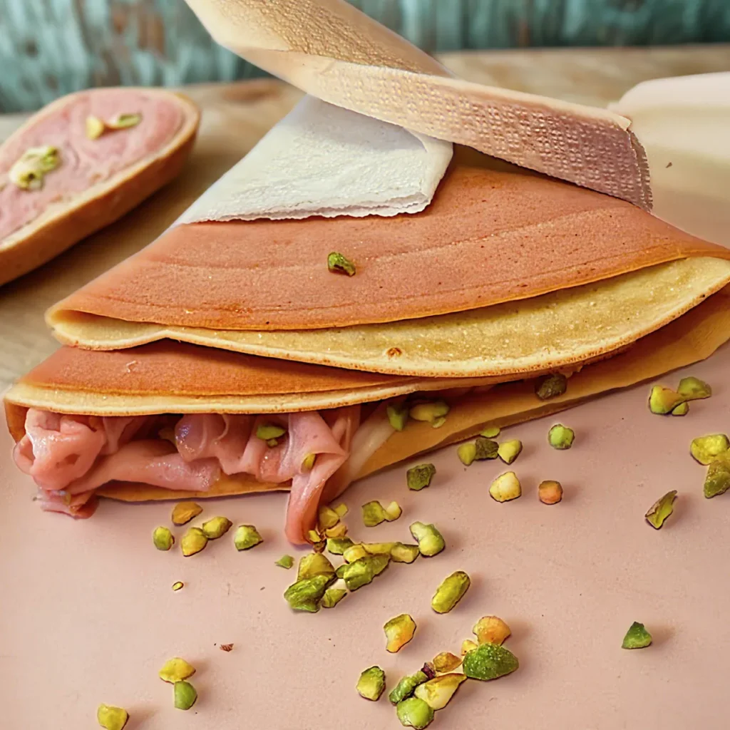 Preparazione Crêpes Twist The Rolling Ice Cream nel Salento