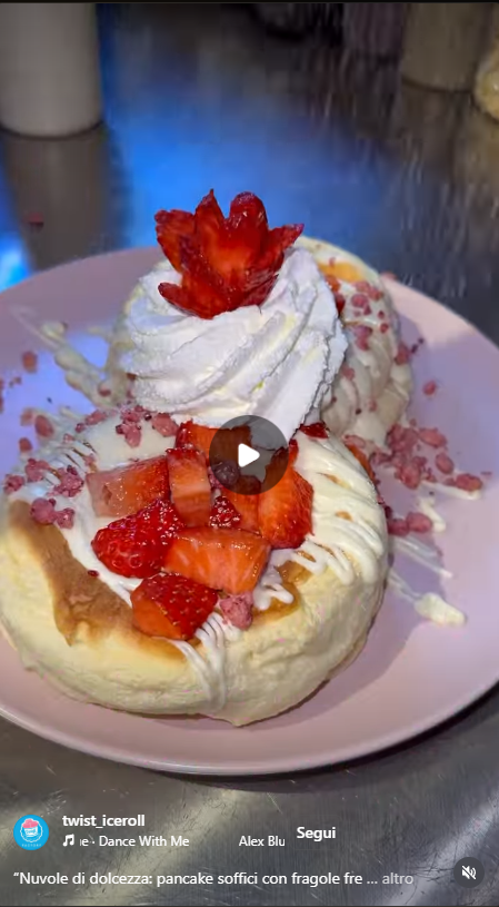 Fluffy Valentine by Twist - the rolling ice cream - Ice Roll e Fluffy Pancake nel Salento a Casarano